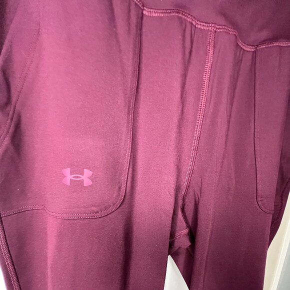 Women's Under Armour Motion Joggers LG Dark Maroon Style# 1375077 NWT - Picture 7 of 10